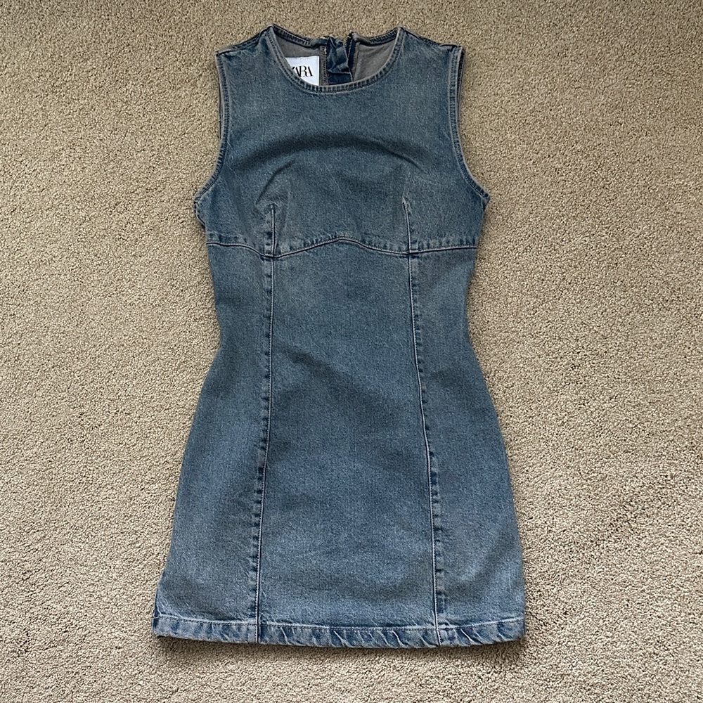 Zara Denim Mini Dress